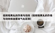 桂附地黄丸的作用与功效（桂附地黄丸的作用与功效和金匮肾气丸区别）