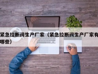 紧急拉断阀生产厂家（紧急拉断阀生产厂家有哪些）