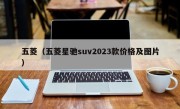 五菱（五菱星驰suv2023款价格及图片）