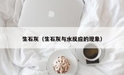 生石灰（生石灰与水反应的现象）