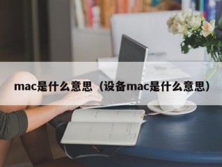 mac是什么意思（设备mac是什么意思）