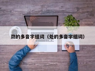 劲的多音字组词（处的多音字组词）