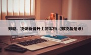 郑璇、凌焕新晋升上将军衔（郑凌磊是谁）