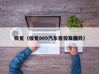 极氪（极氪009汽车报价及图片）