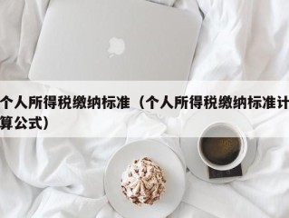 个人所得税缴纳标准（个人所得税缴纳标准计算公式）