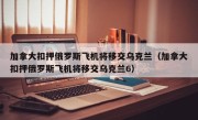 加拿大扣押俄罗斯飞机将移交乌克兰（加拿大扣押俄罗斯飞机将移交乌克兰6）