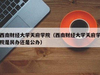 西南财经大学天府学院（西南财经大学天府学院是民办还是公办）