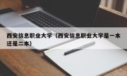 西安信息职业大学（西安信息职业大学是一本还是二本）