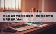 重庆姐弟坠亡案生母再发声（重庆姐弟坠亡案生母再发声false）