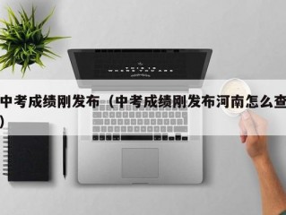 中考成绩刚发布（中考成绩刚发布河南怎么查）