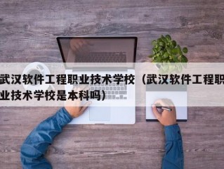 武汉软件工程职业技术学校（武汉软件工程职业技术学校是本科吗）