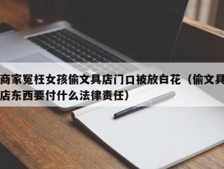 商家冤枉女孩偷文具店门口被放白花（偷文具店东西要付什么法律责任）