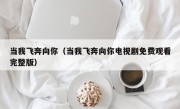 当我飞奔向你（当我飞奔向你电视剧免费观看完整版）