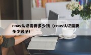 cnas认证需要多少钱（cnas认证需要多少钱孑）